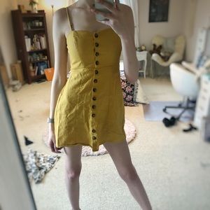 Socialite yellow mini dress